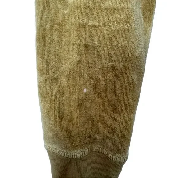 Vintage Juicy Couture Track Jacket S Brown Velour Spell Out Zip Hoodie Y2K USA - Picture 6 of 10